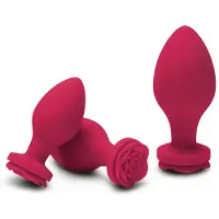 Secret Kisses - Rosegasm - Butt Bouquet - 3-delige anaalplug set