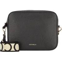 Coccinelle Schoudertas 'Tebe Mini Bag 22x17x6 cm' zwart