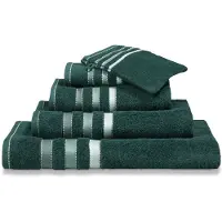 Vandyck Prestige Lines badlaken 90x180 Dark Green