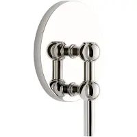 STOFF Nagel kandelaar wand Chrome