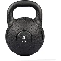 Matchu Sports Kettlebell - Heavy Duty 4 KG - Zwart - Rubber