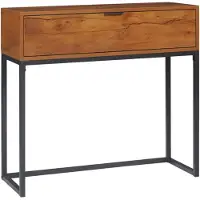 Zenzee Wandtafel met lade - Bijzettafel - Tafel - Dressoir - Bruin / Zwart