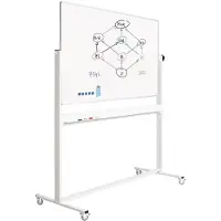 Smit Visual kantelbord, gelakt staal, magnetisch, aluminium frame, 120 x 90 cm