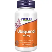 Now Ubiquinol 100mg - 60 softgels