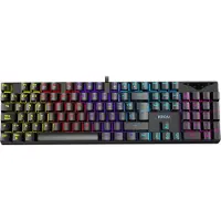Krom Kasic, bekabeld, USB, mechanische schakelaar, QWERTY-indeling, RGB-LED-verlichting, zwart
