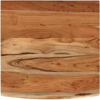 vidaXL Wandschap vierkant natuurlijke rand 40x40x3,8 cm acaciahout