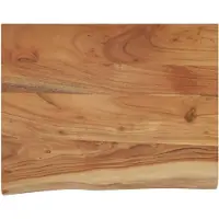vidaXL Wandschap rechthoekig natuurlijke rand 50x40x2,5 cm acaciahout