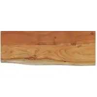 vidaXL Wandschap rechthoekig natuurlijke rand 80x30x3,8 cm acaciahout