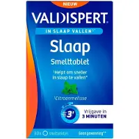 Valdispert Slaap Smelttablet - Citroenmelisse helpt om sneller in slaap te vallen* - Vrijgave in 3 minuten - 30 smelttabletjes