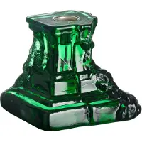 Kosta Boda Rocky Baroque kandelaar 95 mm Smaragdgroen