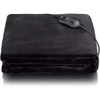 Melissa Plaid verwarming 180x130cm 120W Zwart
