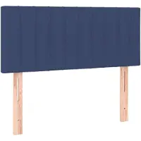 vidaXL Hoofdbord 90x5x78/88 cm stof blauw