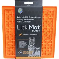 LickiMat Likmat Buddy Oranje 20 Cm