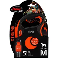 Flexi Rollijn XTREME Tape Leash - Orange