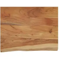 vidaXL Wandschap rechthoekig natuurlijke rand 40x30x3,8 cm acaciahout