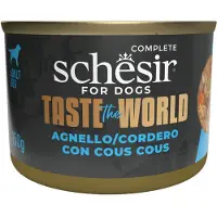 Schesir 8x Taste The World Hond Lamsvlees & Couscous 150 Gr