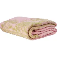 Rice gewatteerde sprei 225x225 cm Soft pink