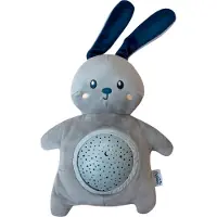 Pabobo knuffel konijn met sterren projector