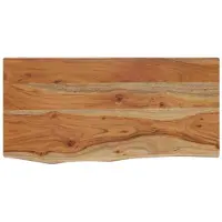 vidaXL Wandschap rechthoekig natuurlijke rand 60x30x3,8 cm acaciahout