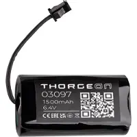 THORGEON Battery for Emergency LED 1500mAh 6,4V LiFeP04 (03084 03096)