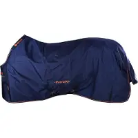 Bucas Deken Therapy Turnout Light Donkerblauw-oranje - 115/152
