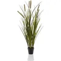 Emerald kunstplant in pot kattenstaartgras 85 cm