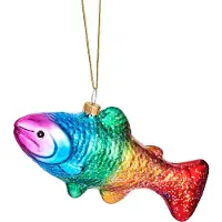Sass & Belle Regenboog forel kerstbal -