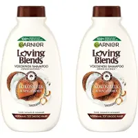 Garnier Shampoo - Loving Blends Kokosmelk & Macadamia - 2 x 300 ml