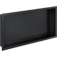 Saqu Shine inbouwnis 60x7x30cm mat zwart
