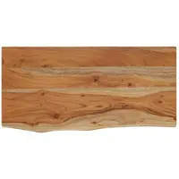 vidaXL Wandschap rechthoekig natuurlijke rand 40x20x2,5 cm acaciahout