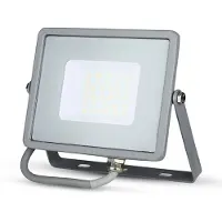 V-TAC VT-30-G Grijze LED Schijnwerper - Samsung - IP65 - 30W - 2400 Lumen - 6400K - 5 Jaar