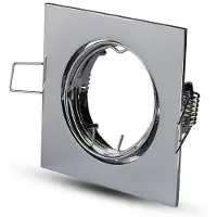 V-TAC VT-779-CH-SQ GU10 LED inbouwspots - chroom - IP20 - Modelnr: - VT-779-CH-SQ