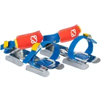 Nijdam Glij-ijzers - Kinderen - Verstelbaar - Maat 24 t/m 35 - Blauw