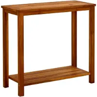 vidaXL Tuinwandtafel 80x35x75 cm massief acaciahout