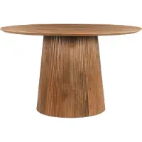 LivingFurn eetkamertafel salvator 130cm mangohout