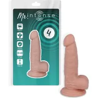 Intense Mr. - dildo - dildo vibrator - dildo vrouwen - dildo mannen - dildo anaal - dildo xxl - beige - flexibel - 16,2cm Ø 3,1cm / sex / erotiek toys