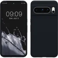 Kwmobile telefoonhoesje geschikt voor Google Pixel 8 Pro - Hoesje met siliconen coating - Smartphone case in bosbesblauw
