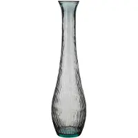 Mica Decorations Vaas Dix - 25x25x99 cm - Gerecycled Glas - Anthracite