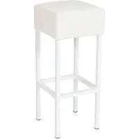 Workliving Barkruk Skai - Wit / Wit