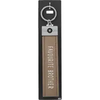 Depesche - Sleutelhanger "Do not forget me!" - motief 022 met de tekst "Favourite Brother"