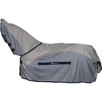 Bucas Vliegendeken Buzz Off Rain With Neck Zilver