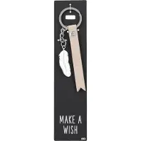 Depesche - Sleutelhanger "Do not forget me!" - motief 093 met de tekst "Make A Wish"