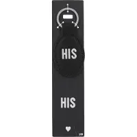 Depesche - Sleutelhanger "Do not forget me!" - motief 109 met de tekst "His"