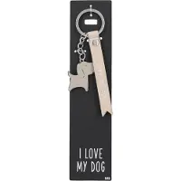 Depesche - Sleutelhanger "Do not forget me!" - motief 103 met de tekst "I Love My Dog"