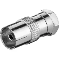 Shiverpeaks S/CONN adapter voor maximale connectiviteit IEC-bus/F-stekker EC (Antennekabel), Antennekabel