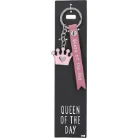 Depesche - Sleutelhanger "Do not forget me!" - motief 098 met de tekst "Queen Of The Day"