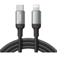 JOYROOM - USB C naar Lightning Kabel - 2 Meter - Snellader Geschikt voor iPhone - 20W - Zwart