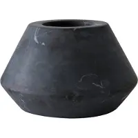Tak Design theelichthouder Geo 12 x 7 cm marmer zwart