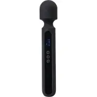 Rimba - Sensual Nights SN05 - Grote Wand Vibrator - Massager - Zwart