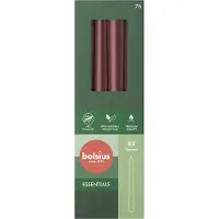 Bolsius x4 Gotische kaarsen in de kleur Velvet Red en 8 stuks